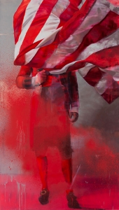 The Blind Patriot (Red)